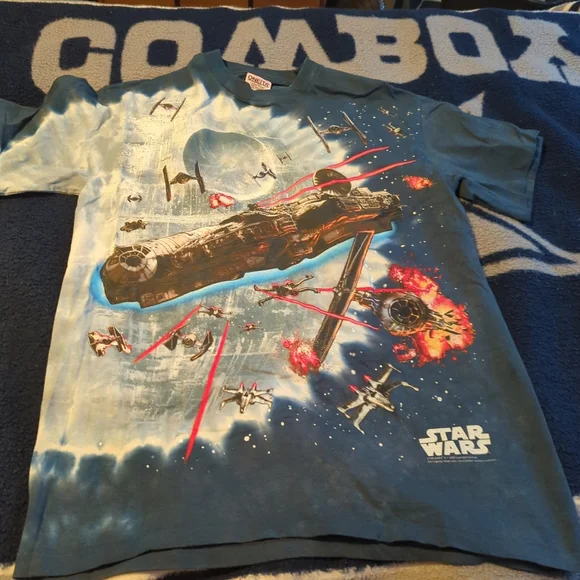 Star Wars | Shirts | Vintage Star Wars Liquid Blue Tshirt 997 